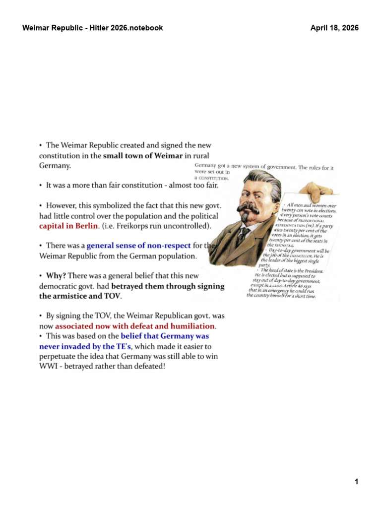 Weimar Nazi Notes 2026 (1) | PDF