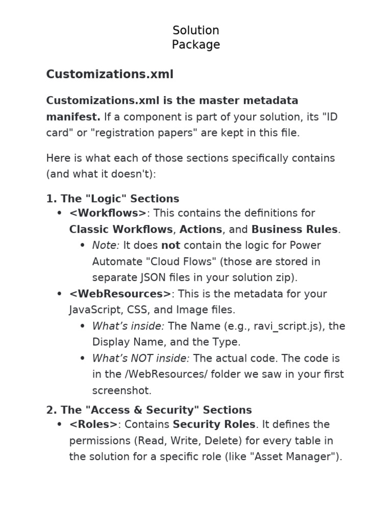 Solution Structure | PDF | Metadata | Xml