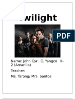 The Twilight The Analysis