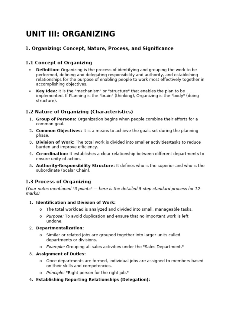 Organizing Notes by Perplexity | PDF | Organizational Structure ...