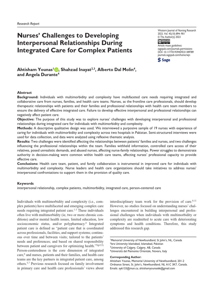 Nurses Challenges to Developing | PDF | Nursing | Health Professional
