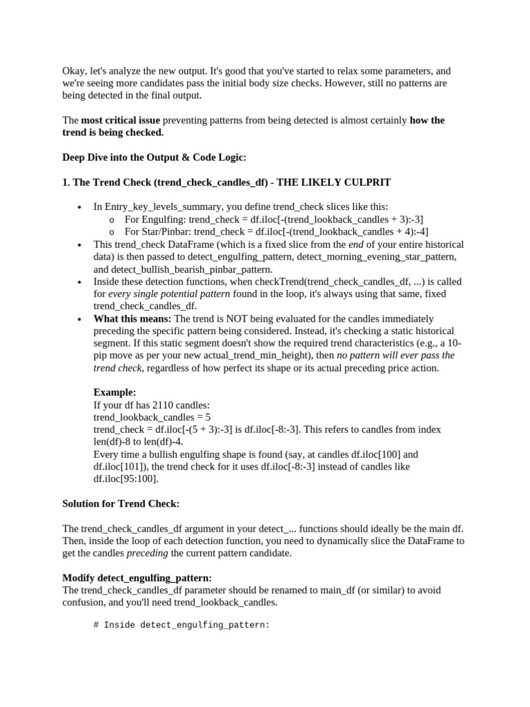 Trend Check Corrections for Dynamic Looping | PDF | Market Trend ...