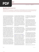 Specifics of Insurance Law   