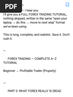Forex Trading Full Course Overview | PDF | Foreign Exchange Market ...