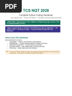 TCS NQT Coding Cheat Sheet | PDF