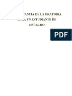 Importancia de la oratoria para estudiantes de derecho