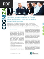 Hands-On Implementation of Pega's 'Wrap-and-Renew' Solution For Aging Siebel CRM Systems