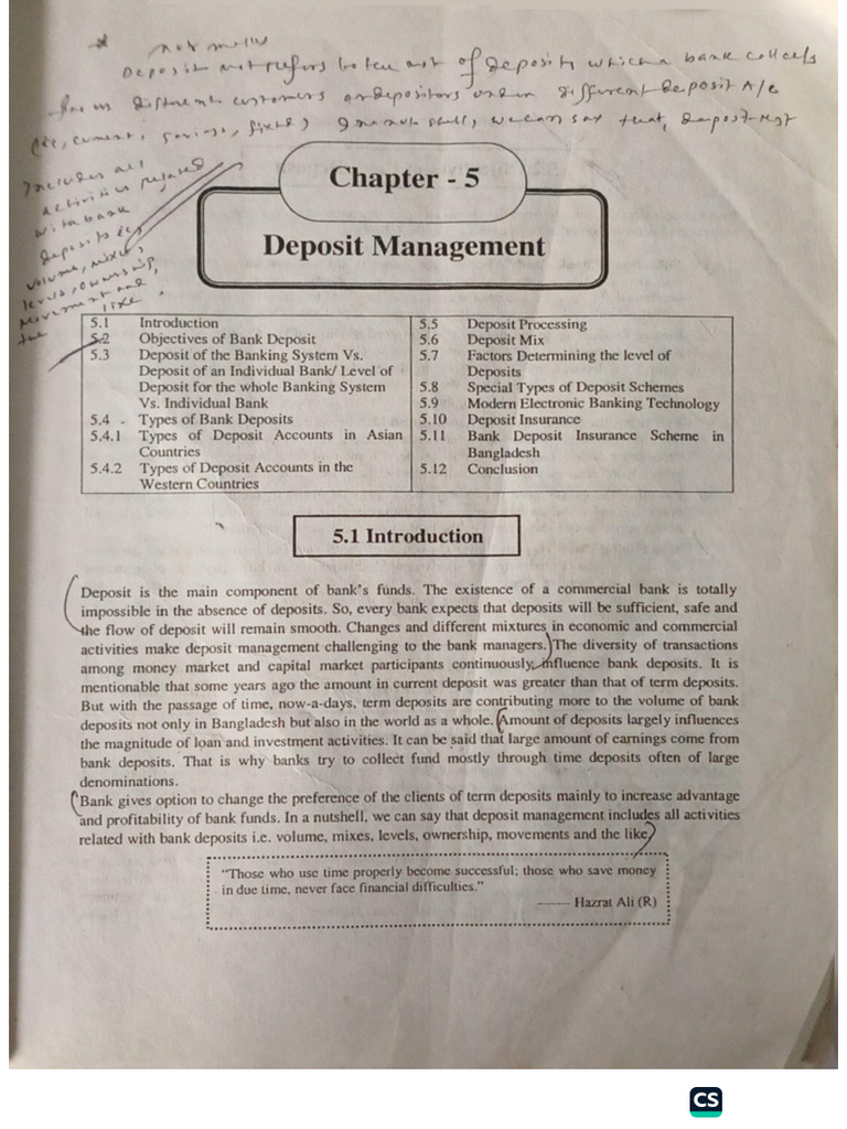 Deposit Management | PDF