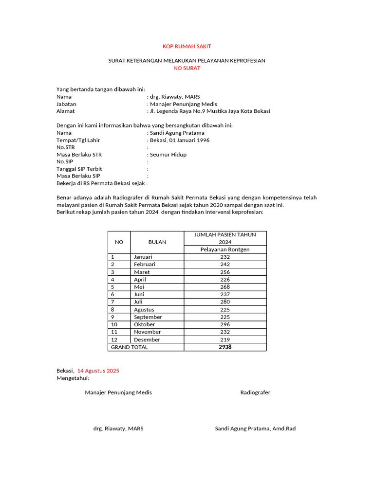 Buku Kegiatan (Logbook) Radiografer | PDF