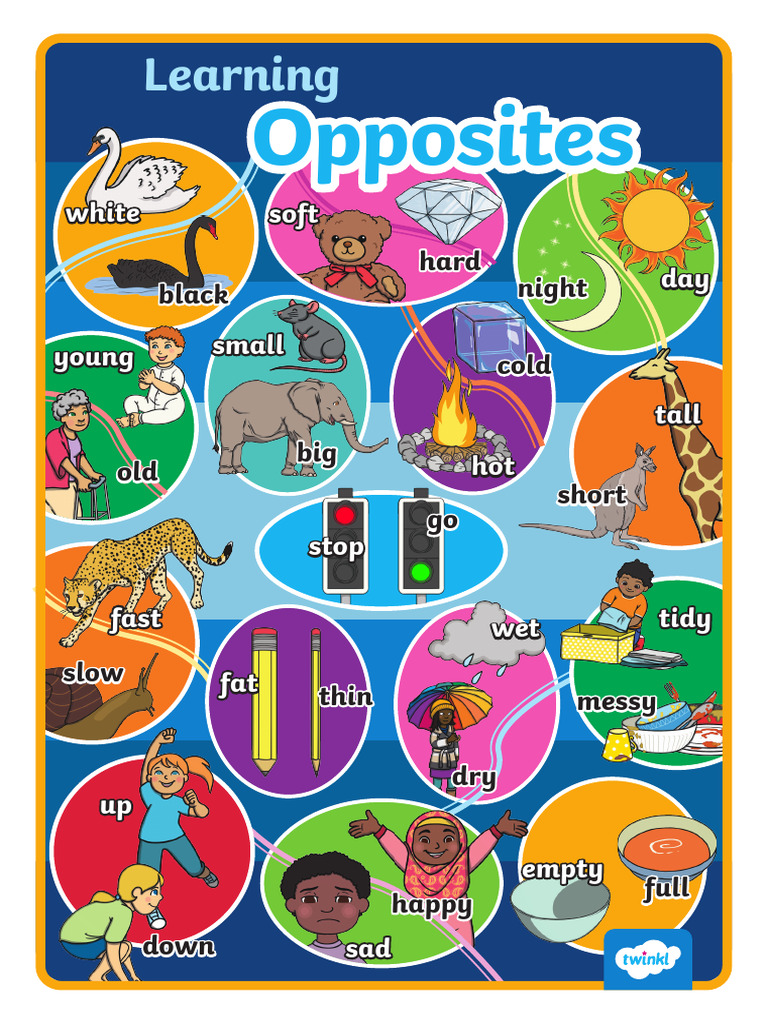 t l 3985 Opposites Poster Ver 2 | PDF