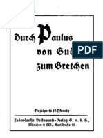 Ludendorff, Erich - Durch Paulus Von Gudrun Zum Gretchen (20 S., Scan-Text, Fraktur)