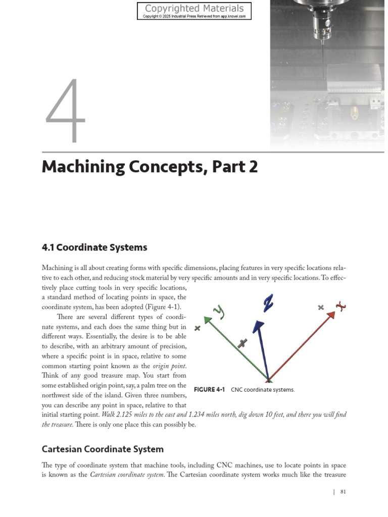Cnc Beginn Machining Concepts2 | PDF | Cartesian Coordinate System ...