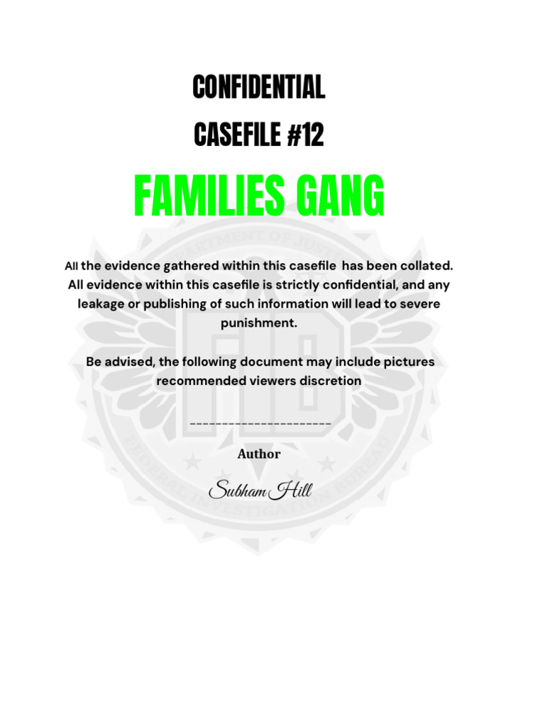 Casefile #12 | PDF | Crimes | Crime & Violence