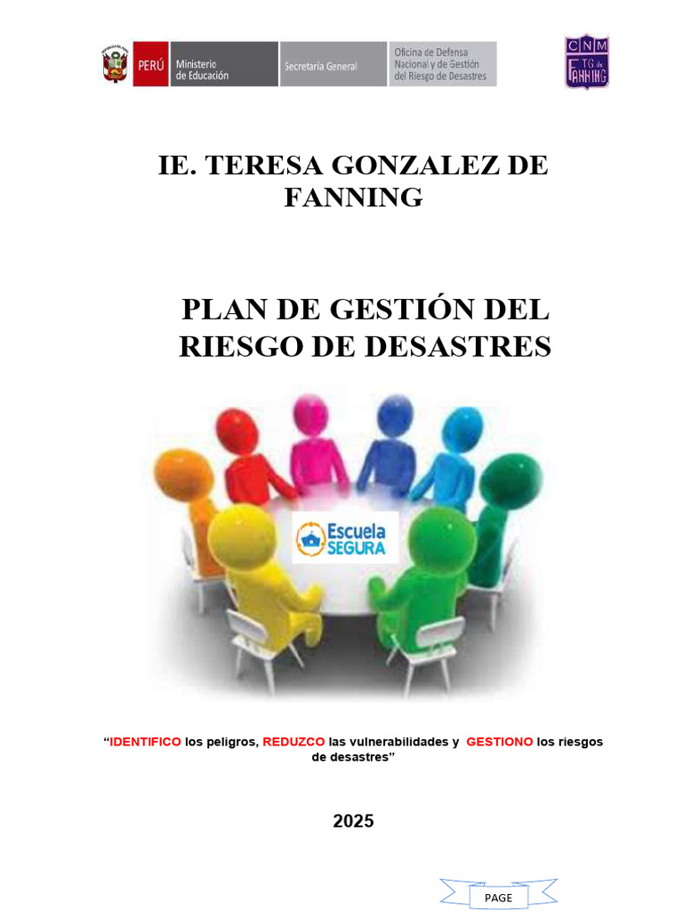 PLAN DE GESTION DE RIESGO 2025 | PDF | Radiación | Relámpago