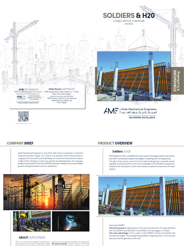 AME Soldiers & H20 Systems | PDF | Beam (Structure) | Scaffolding