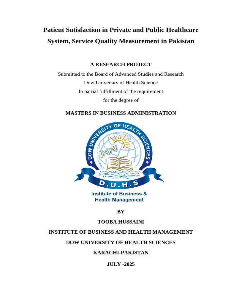 Sample Project | PDF | Health Care | Statistics