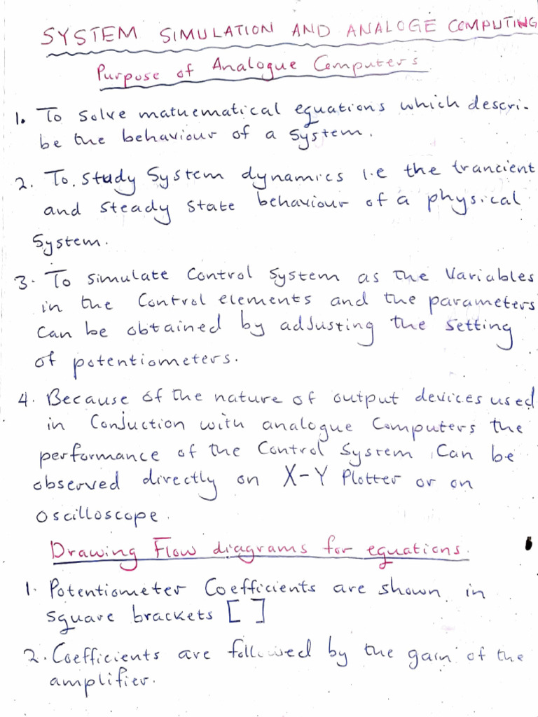 Analogue Computing 2 | PDF