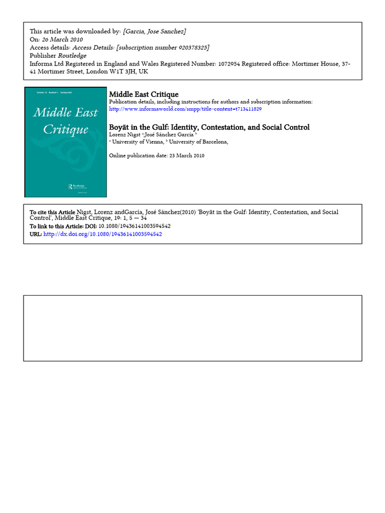 Lectura 6 Boyat in the Gulf (1) | PDF | Gender | Gender Studies