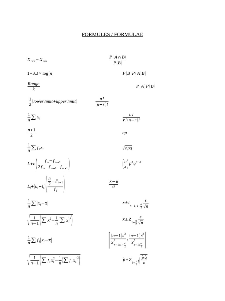Formules Vir Exams (5) | PDF | Greek Alphabet | Western Calligraphy