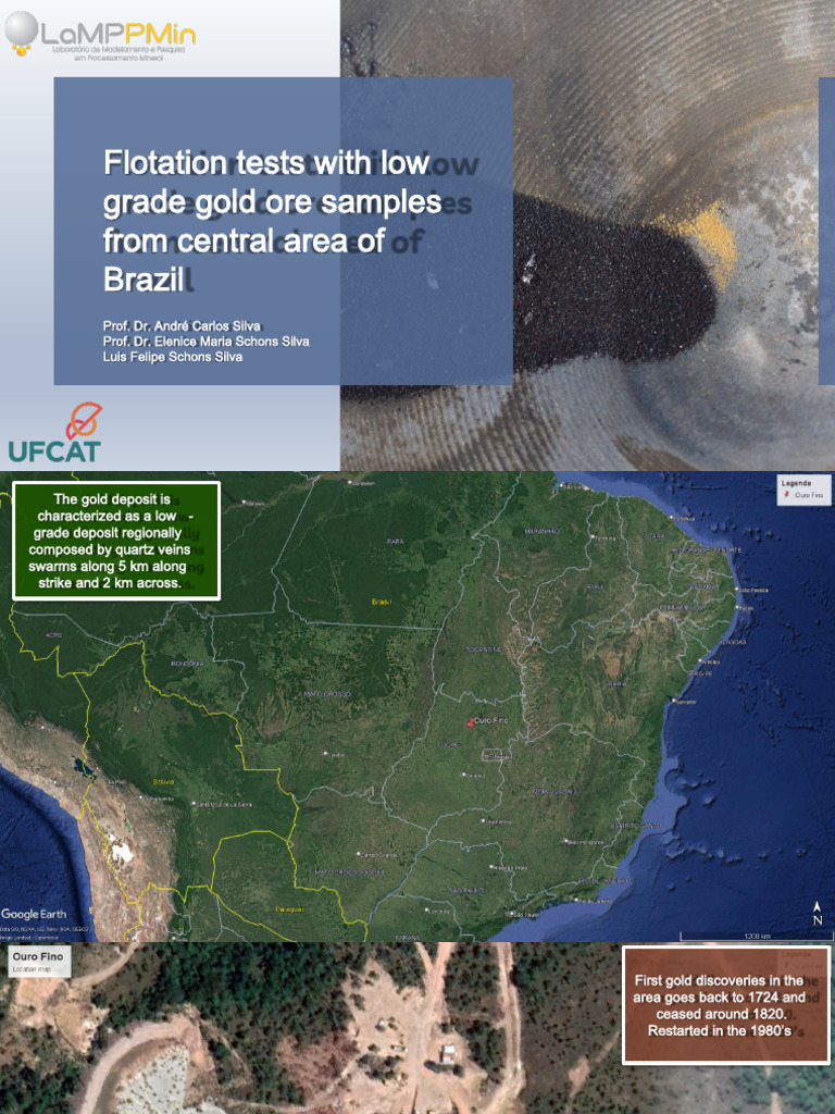 Low Grade Gold Ore Samples From Central Area of Brazil Ppt | PDF ...