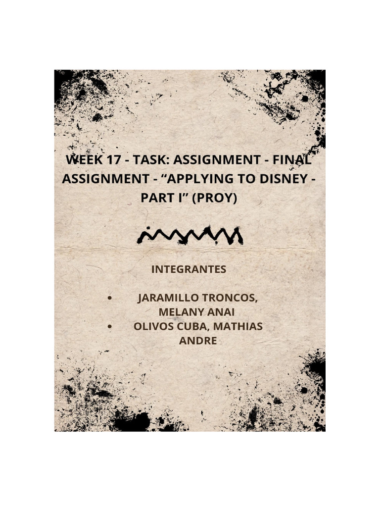 Proyecto Final 1 | PDF