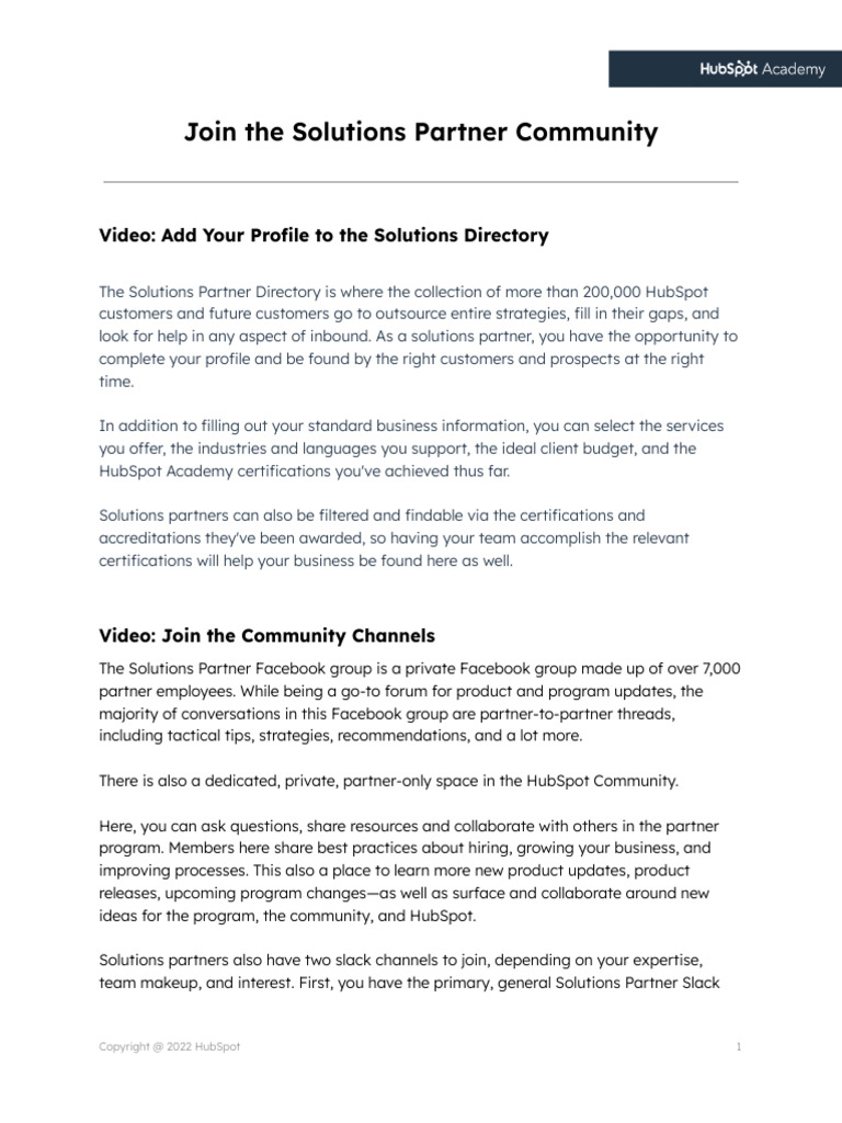 Transcript_Join the Solutions Partner Community | PDF | Software ...