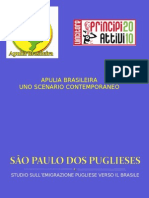 SÃO PAULO DOS PUGLIESES - Studio Sull'emigrazione Pugliese Verso Il Brasile