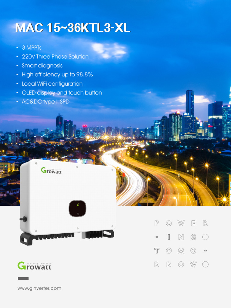 MAC 15 36KTL3 XL Datasheet | PDF | Computer Engineering | Power Engineering