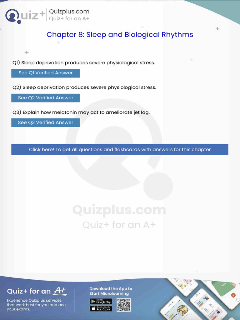 Sleep Deprivation Produces Severe Physiological Stress | PDF | Neuron ...