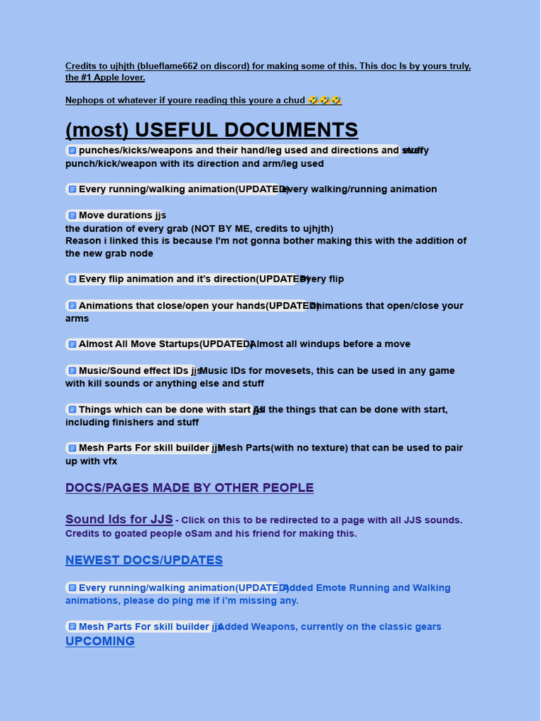 Useful Docs Jjs | PDF