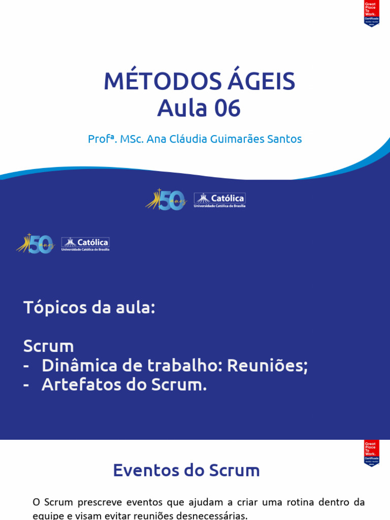 Aula 06 - MA | PDF | Desenvolvimento ágil de software | Mercado (economia)