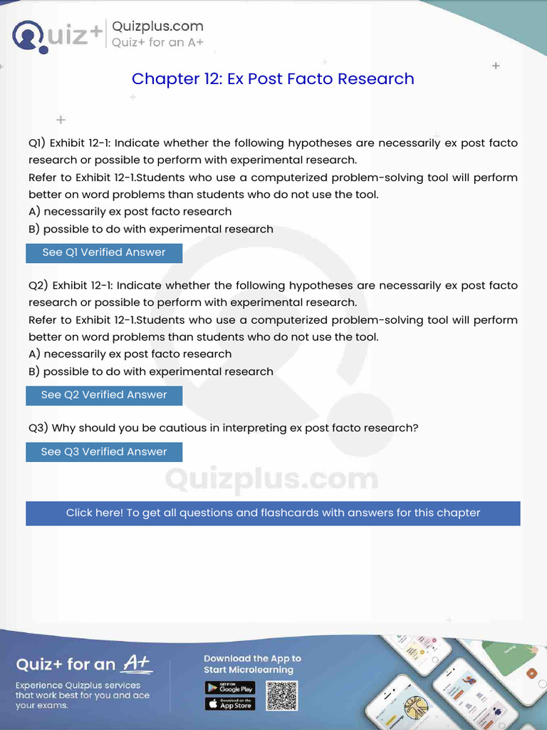 Refer to Exhibit 121Students Who Use a Computerized Problemsolving Tool ...