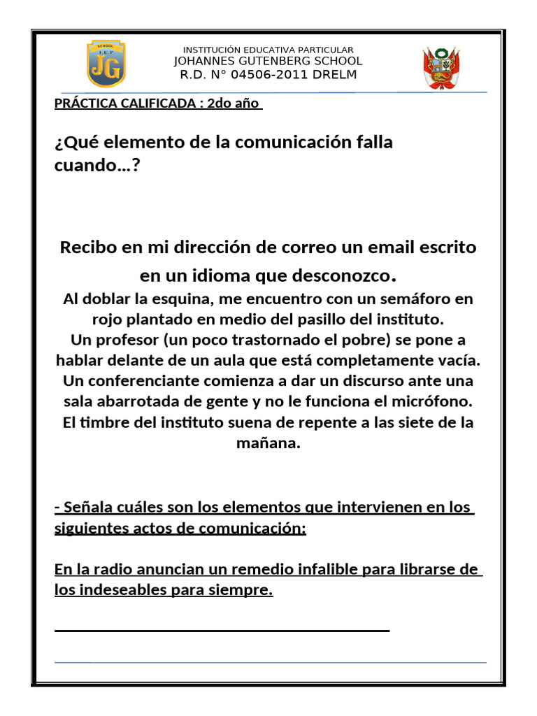 Practica 2do Año | PDF
