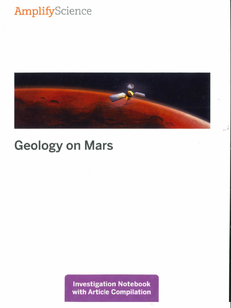 Amplify Science Grade 7 - Geology on Mars | PDF