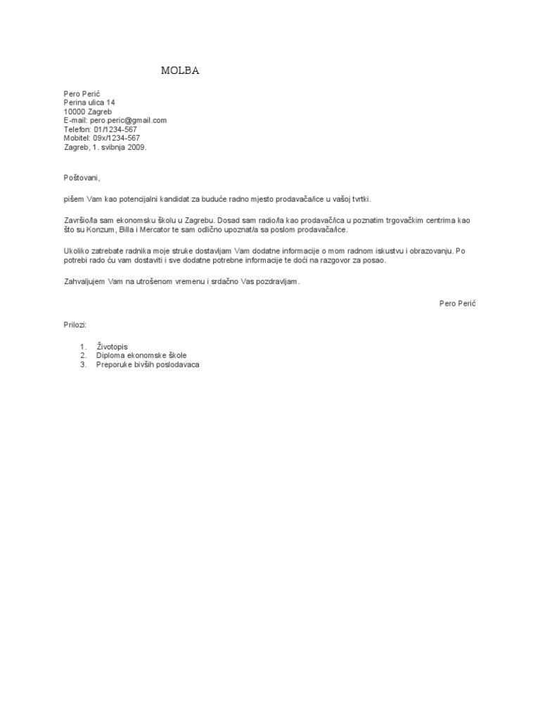 MOLBA | PDF