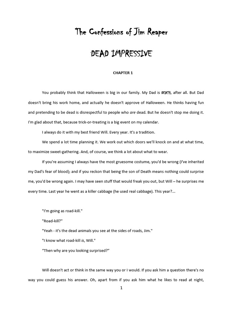 Jim Reaper - Dead Impressive - Website | PDF