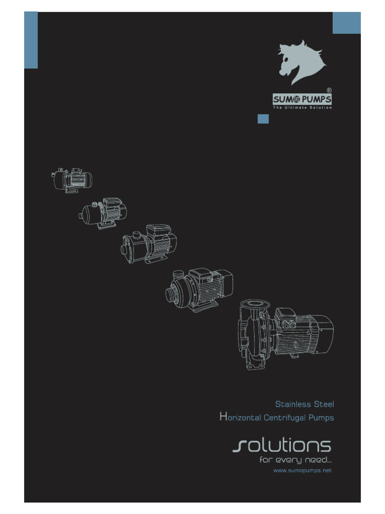 Horizontal Multistage Stainless Steel Centrifugal Pumps | PDF