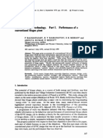 Studies in Biogas Technology. Part I. Performance of A Conventional Biogas Plant