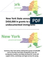 New York State Announces $450,000 in Grants To Assist Undocumented Immigrants
