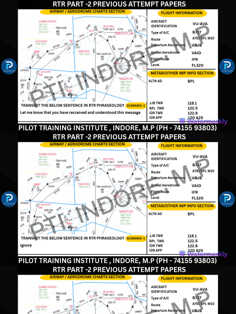 Sample Paper 8 (RTR Part 2) Dgca 2026 | PDF | Instrument Flight Rules ...