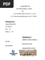 Download A Report on industrial Visit To Parle by Hardik Jogani SN103213537 doc pdf