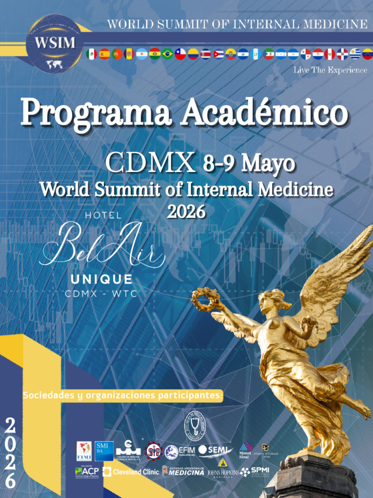 PROGRAMA ACADÉMICO WSIM 2026 4 Febrero | PDF | México | Medicina