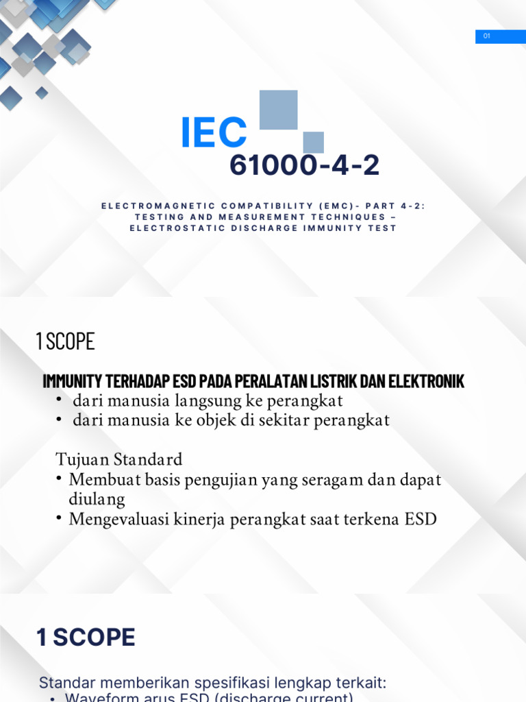 Electrostatic Discharge (ESD) - Part 2 (IEC 61000-4-2) | PDF