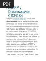 Download XAMPP y Dreamweaver CS3 by Abdon Quispe SN103220808 doc pdf
