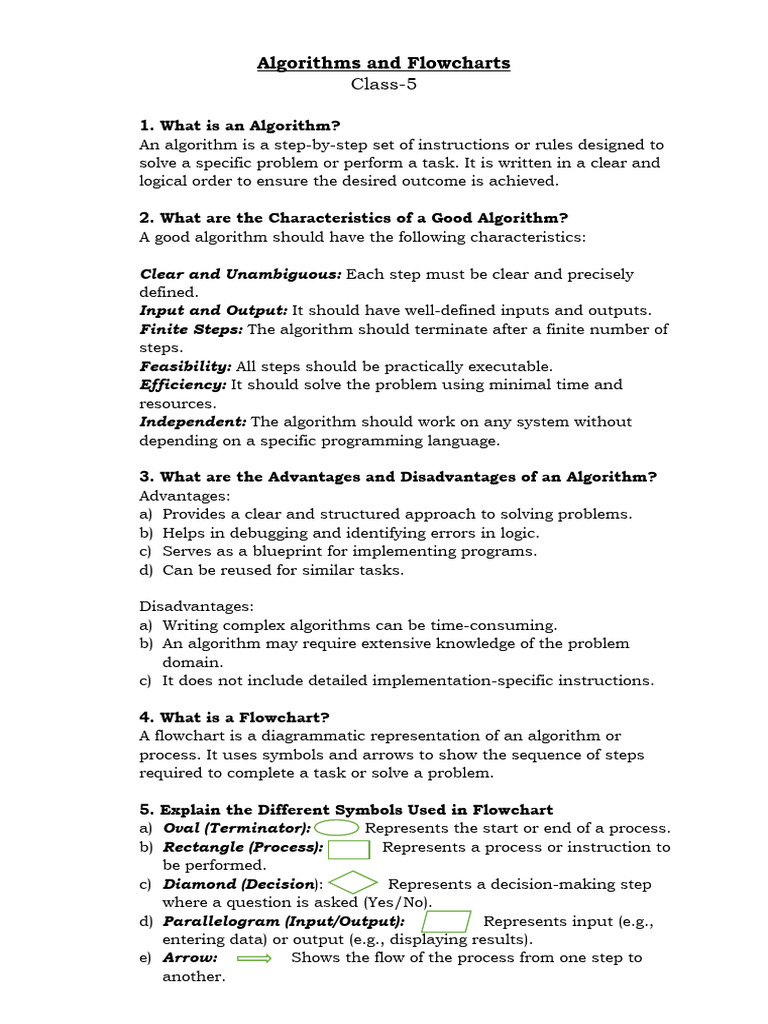 Algorithms and Flowcharts | PDF | Algorithms | Computing