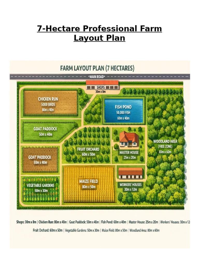 7 Hectors Layout Farm Plan | PDF