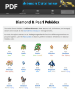 This Is The Official Location Guide of Every Pokémon That Is in Pokémon ...