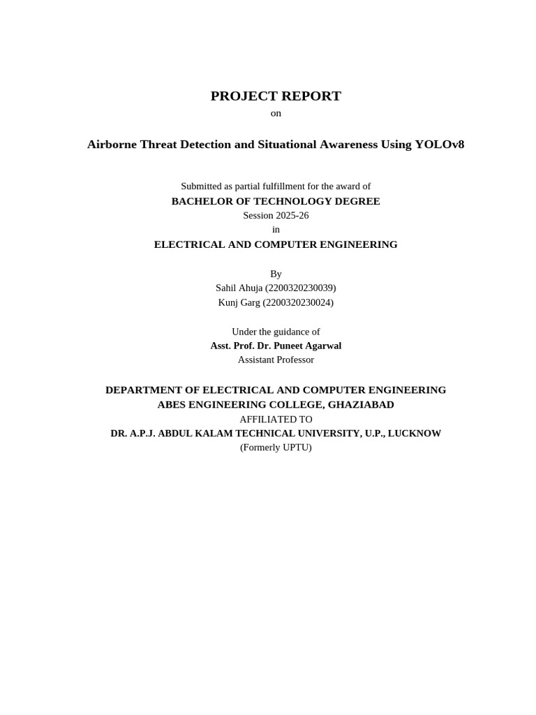 Drone Detection Report Expanded | PDF | Unmanned Aerial Vehicle | Radar