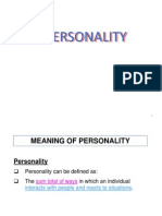 12. Personality