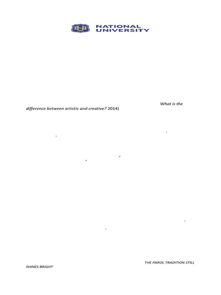 Midterm Exam- Geart 01x | PDF | Paintings | Creativity